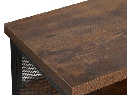 Levede Bar Cabinet Buffet Sideboard Walnut-1942353402256297987