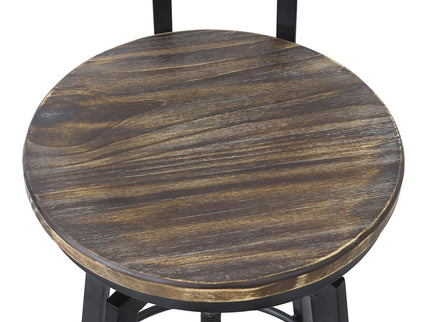 Levede 1x Bar Stool Industrial Adjustable-1910113242009702403
