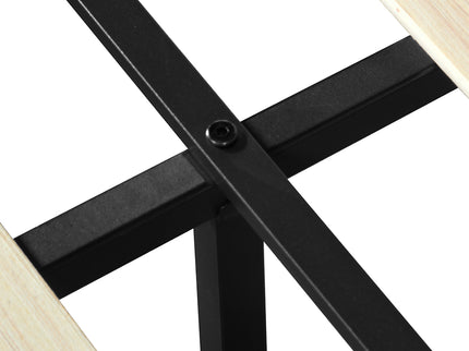 Levede Double Bed Frame RGB LED PU 4 Drawer USB-1910112197502177283