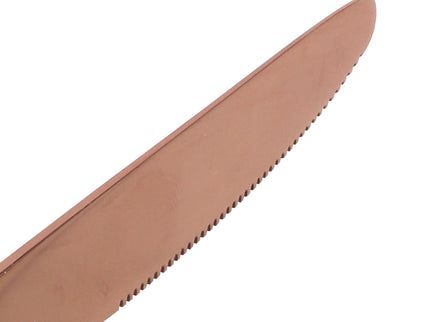 Stainless Steel Cutlery Set Glossy Knife Rose Gold-1864184347452641283