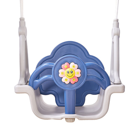 BoPeep Kids Slide Swing Basketball Ring Blue-1973193909152649219