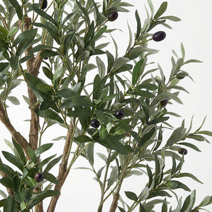 Lambu Artificial Olive Tree Palm Fake Green Leaves Natural Plants Indoors 205cm-2050056792163094531