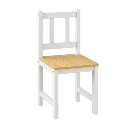 Bopeep Kids Table and Chairs Set Wooden 3PCS Study Play-1973193533703720963