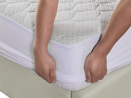 Dreamz Mattress Protector Topper Bamboo Queen-1864184408618176515
