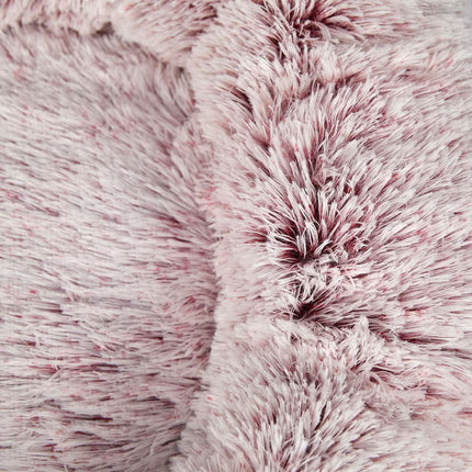 PaWz Pet Bed Cat Dog Donut Nest Calming L Pink Large-1954802517737082883