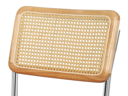 Levede 2xRattan Chair Dining Chairs Orange-1942353411521515523