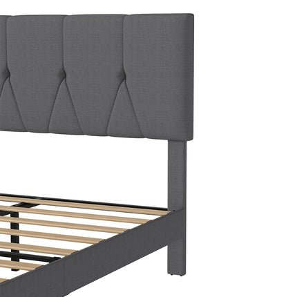 Levede Bed Frame Upholstered Platform Mattress Base Queen-2029387288789782531
