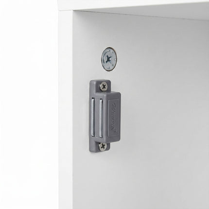 Levede Bathroom Cabinet Storage Slim Organiser Toilet Paper Storage 78.5cm White-2061251856700674051