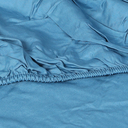 Dreamz 3pcs Sinigle Size 100% Bamboo Bed Sheet Set in Blue Colour Single-1973194027406856195
