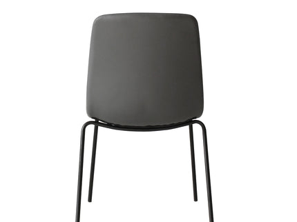 Levede Stackable Dining Chairs Kitchen Grey-1942353406681288707