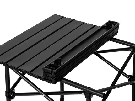 Levede Folding Camping Table Portable Black-1864184458173878275