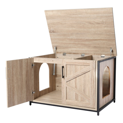 PaWz Enclosed Cat Litter Cabinet Box-1973193663018307587