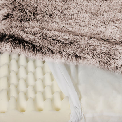 PaWz Dog Mat Pet Calming Bed Memory XXL Coffee XX-Large-1973193662036840451