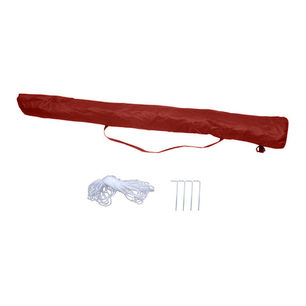 Mountview Beach Umbrella Outdoor Umbrellas Red 2.33M-1973193757788606467