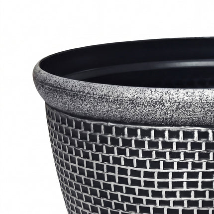 Toque Plastic Plant Pots 30cm Outdoor Garden Planter 2 Pcs With Drainage Holes-2050059017493024771