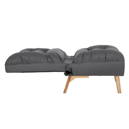 Levede Accent Chair Sofa Recliner Adjustable Grey-1910113169750233091