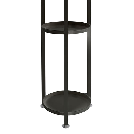 Levede Plant Stand Outdoor Indoor Flower Black Medium-1973193773810847747