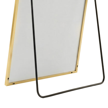 Yezi Rectangular Full Length Mirror 165x60cm Gold Standing Floor Wall Leaning-2065254637262475267