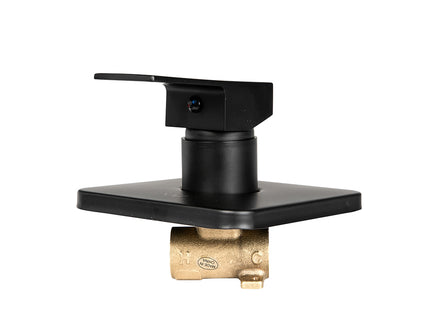 Dutxa Bathroom Shower Mixer Tap Brass Black-1910113130734817283