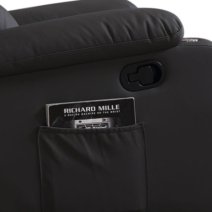 Levede Massage Chair Recliner 360 Swivel Black-1975420439572385795