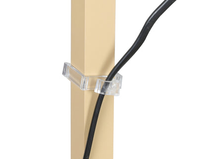 EMITTO Floor Lamp LED Storage Shelf Khaki-1864184394118467587
