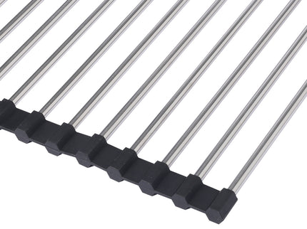 TOQUE Stainless Steel Dish Drying Rack-1864184349738536963