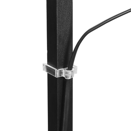 EMITTO Floor Lamp Storage Shelf LED Black-1973193956162408451