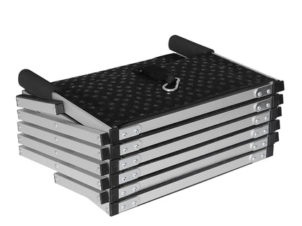 PaWz 6 Steps Dog Ramp Adjustable Height Black-1864184533121896451
