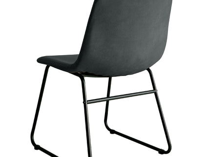 Levede 2x Dining Chairs Kitchen Table Black-1942353412062580739