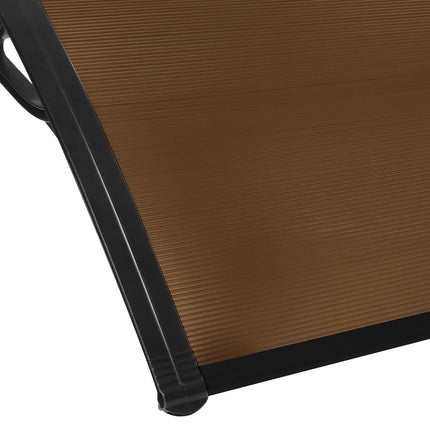 Mountview Window Door Awning Outdoor 1M X 4M Brown 1x4M-1975420432622424067