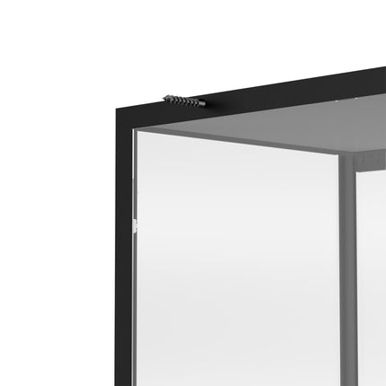 Stacked Glass Display Cabinet Steel 4 Tier 160cm-1975420320353488899