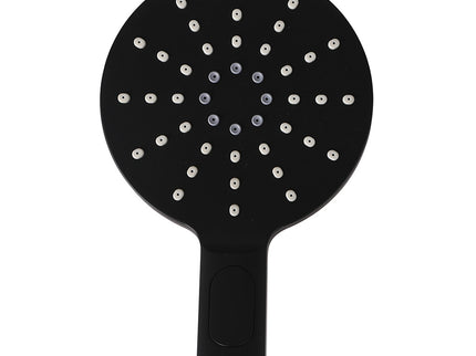 Shower Head High Pressure Set Rain Round Black-1942353352696401923