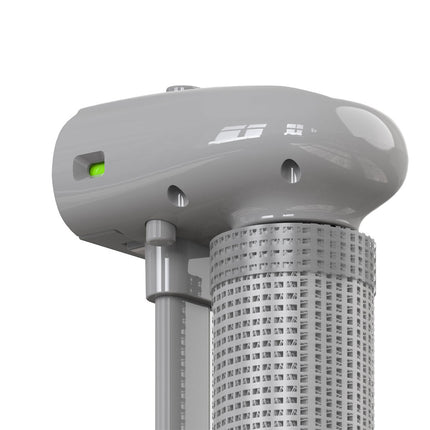 BoPeep Retractable Baby Safety Gates 150cm Grey 150 cm-1973193926219272195