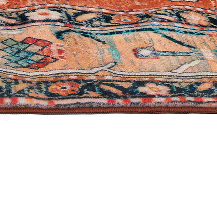 Marlow Floor Rug Vintage Polyester Washable Area Rugs-2011971110777786371
