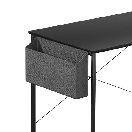 Levede L Shaped Computer Desk Home Desk Black-1973193441059934211