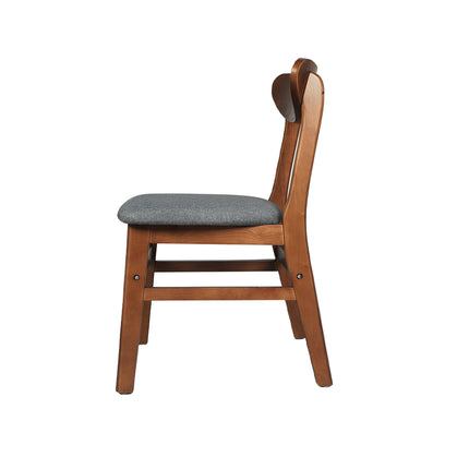 Levede 2xDining Chairs Kitchen Chair Brown 2Pack-1973194075544883203