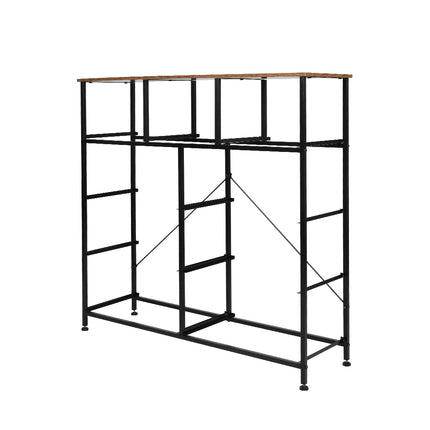 Levede Storage Cabinet Tower Chest Brown Fold-1973194081869893635