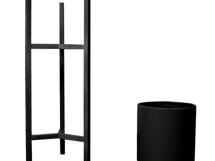 Levede Plant Stand Garden Planter Metal Black Large-1864184715309879299