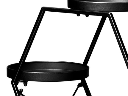Levede Plant Stand Garden Outdoor Indoor Black-1864184724776423427