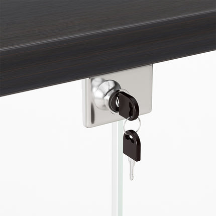 Stacked 169cm Tall Glass Display Cabinet 4 Tier-1973193459460345859