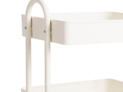 Levede 4 Tiers Kitchen Trolley Cart White-1917016722343333891
