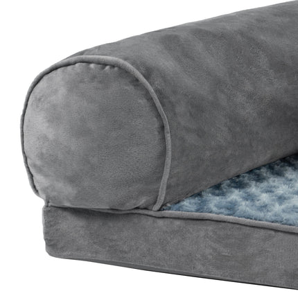 PaWz Pet Bed Sofa Dog Bedding Soft Warm L Grey Large-1973193626188124163
