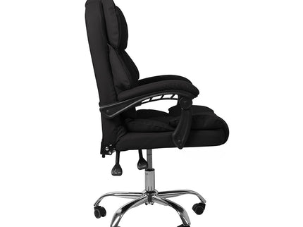 Levede Gaming Chair Office Computer Black No Footrest-1864184461856477187
