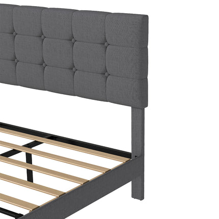 Levede Bed Frame Upholstered Platform Mattress Base Queen-2029387289368596483