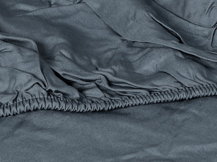 Dreamz 4pcs Queen Size 100% Bamboo Bed Sheet Set in Charcoal lColour-1942353308928839683