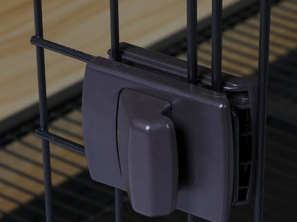 PaWz Wooden Wire Dog Kennel Side End L Large-1864184541061713923
