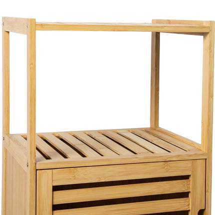 Levede  Bathroom Bamboo Storage Cabinet Natural-1954802383812956163
