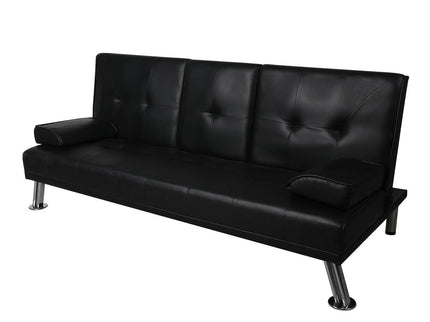 Levede Sofa Bed Adjustable Recliner Black-1942353104288747523