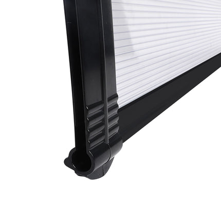 Mountview Window Door Awning Outdoor 1M X 1.2M Transparent 1x1.2M-1975420432177827843