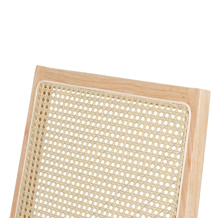 Levede 2x Rattan Dining Chair Solid Wood Lounge-1975420338695180291